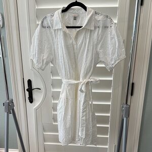 a new day White Eyelet Mini Dress